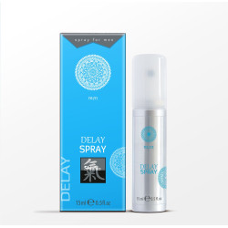 Flasken med Shiatsu Delay Spray for men – 50 ml til forlænget intimoplevelse